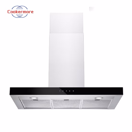 T Shape Soft Touch Control Hoodmodern Novel Design Stainless Steel Range Hood