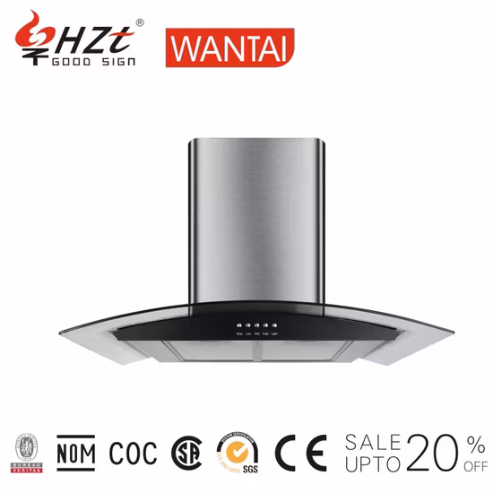 Wall Mount Smoke Exhaust Under Cabinet Range Hood Manufacturer Hh-9001