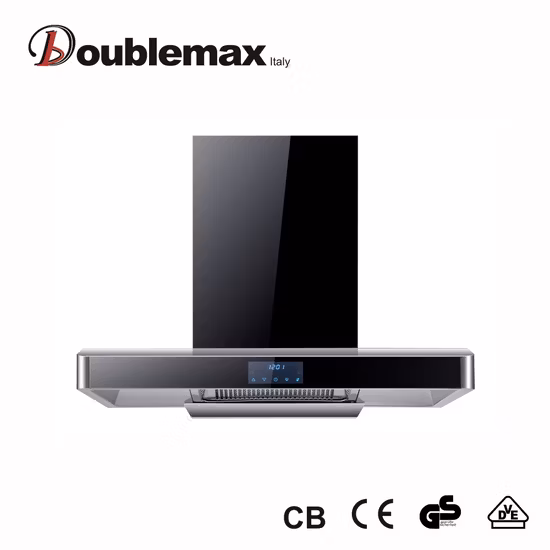 220V T Shape Stainless Steel Cooker Fliterless Auto Clean Range Hood