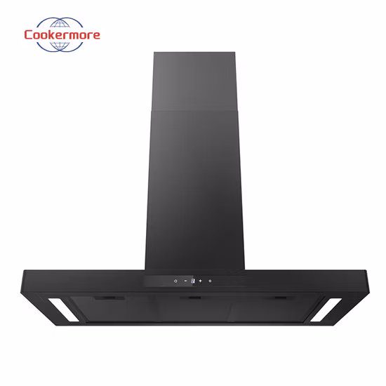 T Shape Soft Touch Control Hoodmodern Novel Design Stainless Steel Range Hood