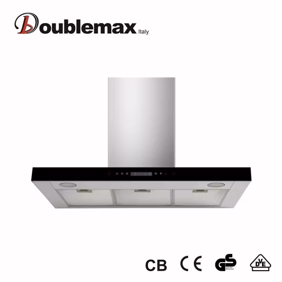 220V T Shape Stainless Steel Cooker Fliterless Auto Clean Range Hood